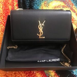 YSL NEW NEW TAGS ON !! 100% CALFSKIN LEATHER